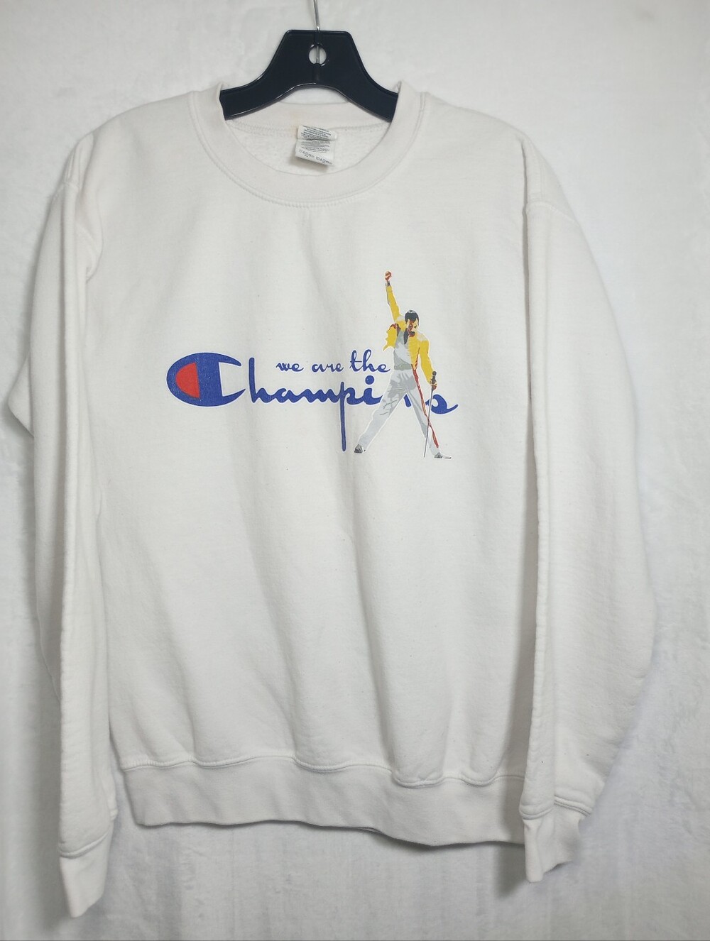Champion Freddie Mercury Iconic Crew Neck Musician Queen Pullover Sweatshirt VTG
